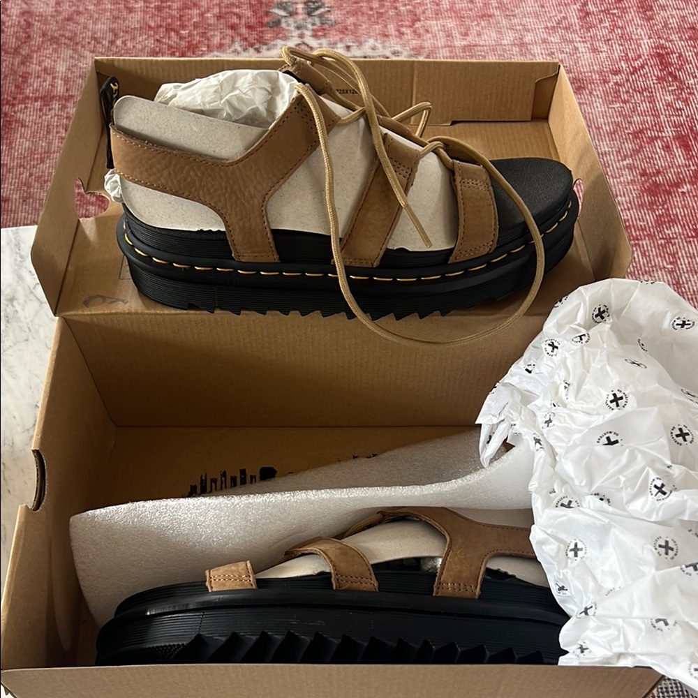 Dr. Martens Nartilla leather gladiator sandals